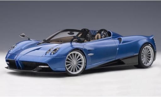 Diecast model cars Pagani Huayra R Roadster blue/carbon 2017 y compris les Hardtop 1/18 AUTOart