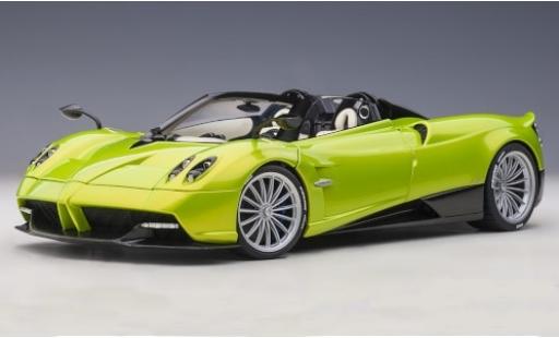 Diecast model cars Pagani Huayra R Roadster metallic green 2017 y compris les Hardtop 1/18 AUTOart