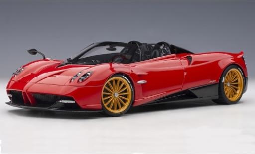Diecast model cars Pagani Huayra R Roadster red/carbon 2017 y compris les Hardtop 1/18 AUTOart