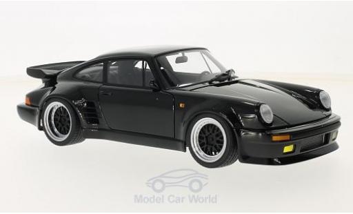 Diecast model cars Porsche 911 Turbo black Wangan Midnight Blackbird 1/18 AUTOart