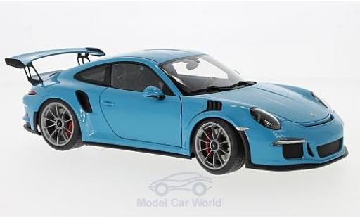 Diecast model cars Porsche 911 GT3 RS blue 2016 1/18 AUTOart