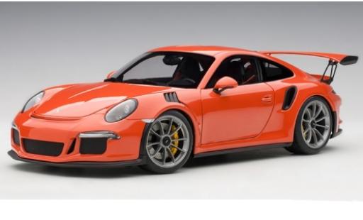 Diecast model cars Porsche 911 GT3 RS orange 2016 1/18 AUTOart