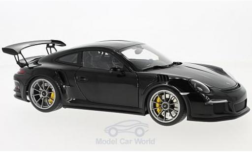 Diecast model cars Porsche 911 GT3 RS black 2016 1/18 AUTOart