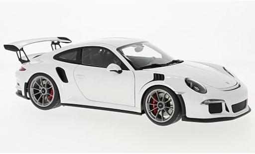 Diecast model cars Porsche 911 GT3 RS white 2016 1/18 AUTOart