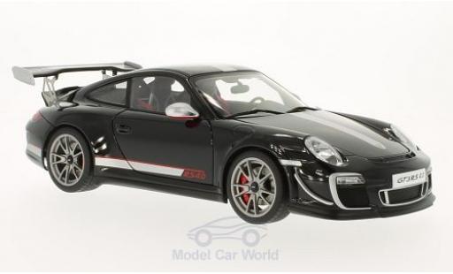 Diecast model cars Porsche 911 GT3 RS 4.0 black 2011 1/18 AUTOart