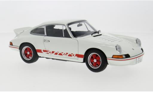 Diecast model cars Porsche 911 RS Carrera 2.7 (The Circuit Wolf) white/red 1975 1/18 AUTOart