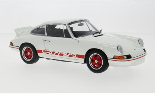 Diecast model cars Porsche 911 RS Carrera 2.7 white/red 1975 1/18 AUTOart