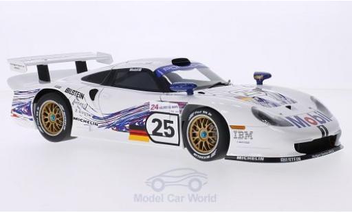 Diecast model cars Porsche 911 GT1 No.25 24h Le Mans 1997 T.Boutsen/H-J.piece/B.Wollek 1/18 AUTOart