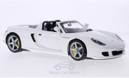Diecast model cars Porsche Carrera GT Base white 1/18 AUTOart