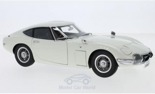 Diecast model cars Toyota 2000 GT Base Coupe white 1/18 AUTOart
