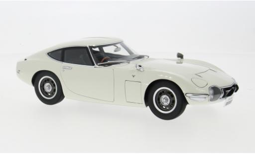 Diecast model cars Toyota 2000 GT Base white 1/18 AUTOart