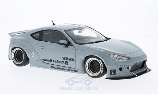 Diecast model cars Toyota 86 Rocket Bunny Rocket Bunny grey black Felgen 1/18 AUTOart
