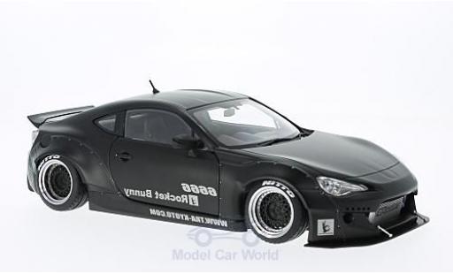 Diecast model cars Toyota 86 Rocket Bunny Rocket Bunny matt-black Ambulance Team Heidelberg KTW black Felgen 1/18 AUTOart