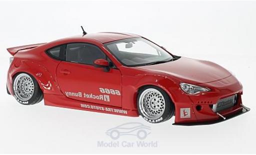 Diecast model cars Toyota 86 Rocket Bunny red 1/18 AUTOart