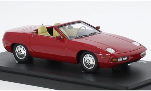 Diecast model cars Porsche 928 Cabriolet Autocult/Avenue 43 Carelli Design red 1981 1/43 AutoCult