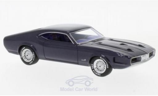 Diecast model cars Ford Mustang Concept Milano metallic purple 1/43 AutoCult