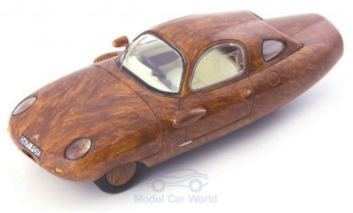 Diecast model cars Citroen 2CV Berline Wood Tryane II brown RHD 1986 1/43 AutoCult