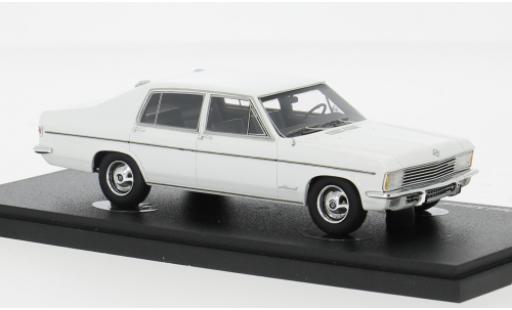 Diecast model cars Opel Admiral B white 1972 1/43 AutoCult