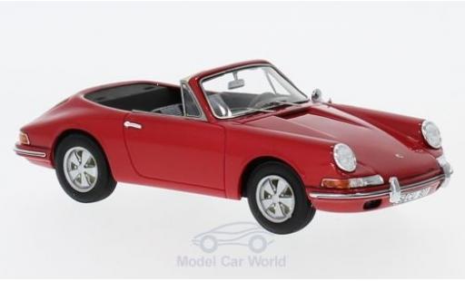 Diecast model cars Porsche 911 Cabriolet Convertible Karmann red 1/43 AutoCult