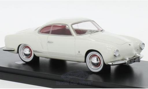 Diecast model cars Volkswagen Karmann Ghia Base Ghia Prototyp white 1954 1/43 AutoCult