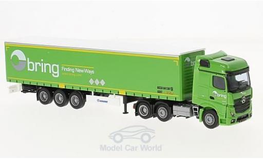 Diecast model cars Mercedes Actros Bigspace 2 Big. Aerop. Bring G-KSZ 1/87 AWM