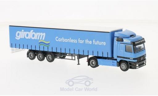 Diecast model cars Mercedes Actros Base L Aerop. Wellmeier/Giroform G-KSZ 1/87 AWM