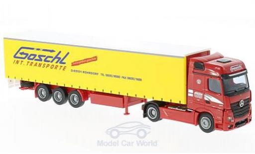 Diecast model cars Mercedes Actros Bigspace 2 Big. Aerop. G&Atilde;&para;schl G-KSZ 1/87 AWM