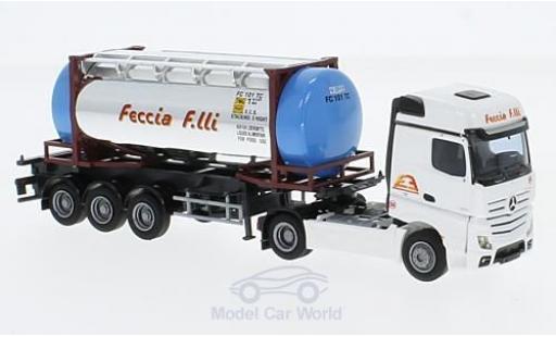 Diecast model cars Mercedes Actros Bigspace 2 Big. Feccia 26' Swapbody-SZ 1/87 AWM