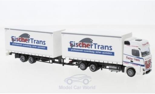 Diecast model cars Mercedes Actros Bigspace 2 Fischer-Trans Jumbo-G-KTaHZ 1/87 AWM