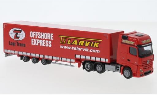 Diecast model cars Mercedes Actros Gigaspace 2 Giga. / Aerop. TS Larvik Jumbo-G-KSZ 1/87 AWM