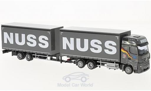 Diecast model cars Mercedes Actros Gigaspace 2 Giga. Nuss Jumbo-G-KHZ 1/87 AWM