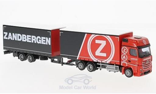 Diecast model cars Mercedes Actros Gigaspace 2 Giga Zandbergen Jumbo-G-KTaHZ 1/87 AWM