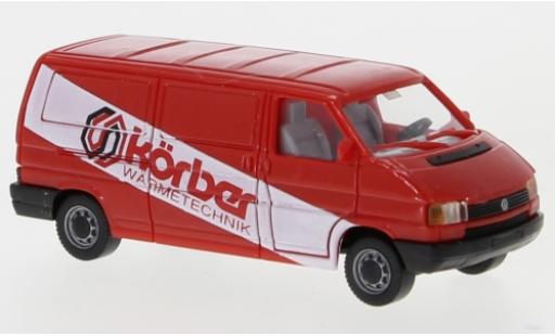 Diecast model cars Volkswagen T4 Base van K&Atilde;&para;rber W&Atilde;&curren;rmetechnik 1/87 AWM