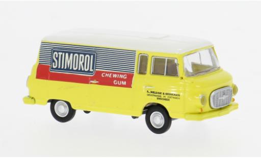 Diecast model cars Barkas B 1000 fourgon van 1962 Stimorol 1/87 Brekina