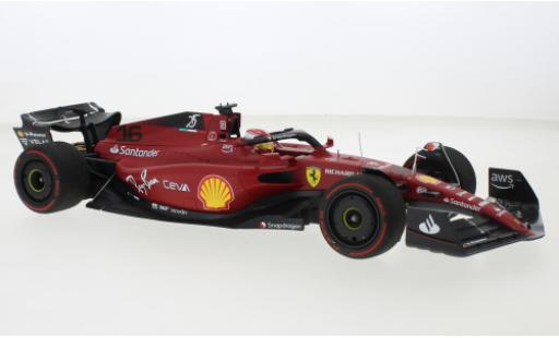 Diecast model cars Ferrari F1 F1-75 -75 No.16 formula 1 GP Bahrain 2022 1/18 BBR Models