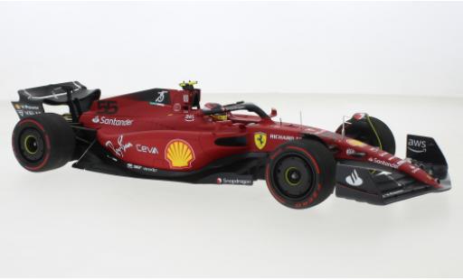 Diecast model cars Ferrari F1 F1-75 -75 No.55 formula 1 GP Bahrain 2022 1/18 BBR Models