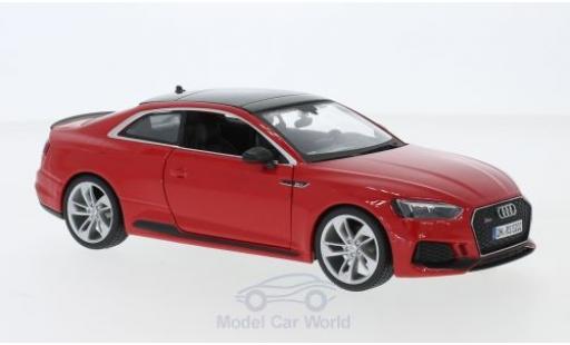 Diecast model cars Audi RS5 coupe RS 5 red 2019 1/24 Burago