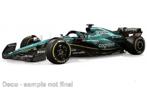 Diecast model cars Aston Martin AMR23 f1 Bburago 3 No.18 Aramco Cognizant Team Cognizant formule 1 2023 1/43 Burago