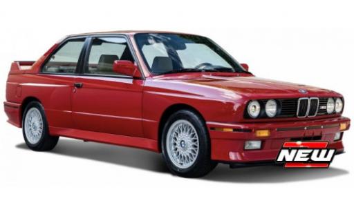 Diecast model cars Bmw M3 coupe (E30) red 1988 1/24 Burago