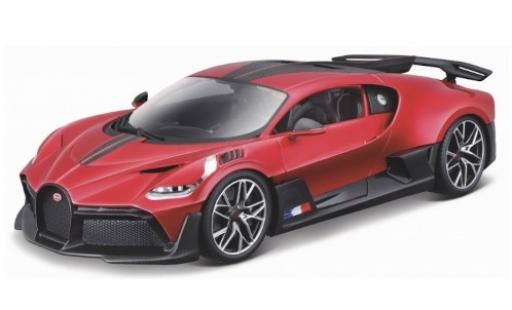 Diecast model cars Bugatti Divo coupe red/carbon 2019 1/18 Burago