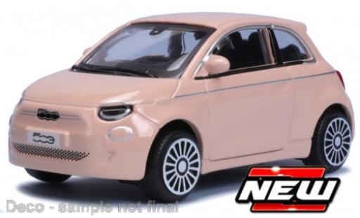 Diecast model cars Fiat 500 Elettrica Bburago e pink 2021 1/43 Burago