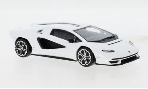 Diecast model cars Lamborghini Countach LPI 800-4 white 1/24 Burago