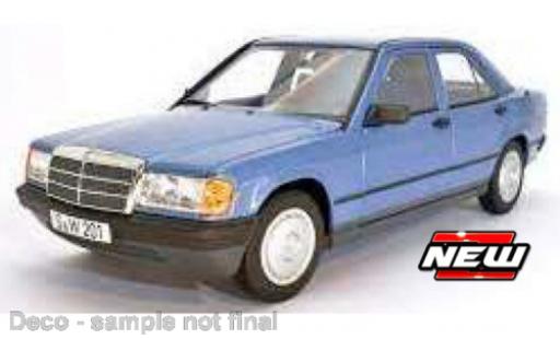 Diecast model cars Mercedes 190 Base E (W201) blue 1987 1/24 Burago