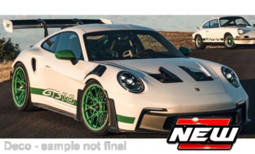 Diecast model cars Porsche 911 GT3 R Bburago 911 S white/green 2023 1/43 Burago