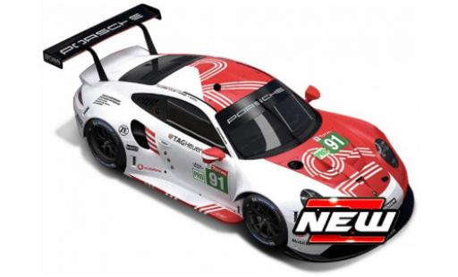 Diecast model cars Porsche 911 RSR -19 No.91 GT Team 2020 1/24 Burago