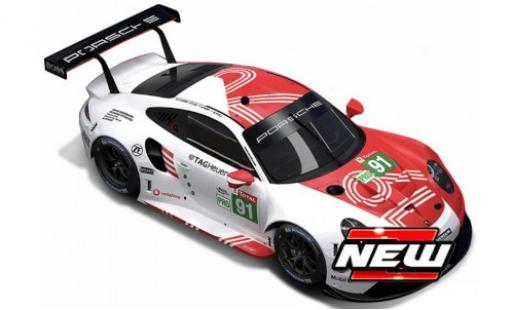 Diecast model cars Porsche 911 RSR No.91 24h Le Mans 2020 1/43 Burago