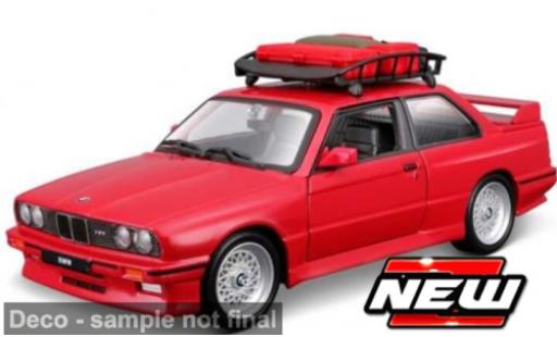 Diecast model cars Bmw M3 coupe Bburago red 1/24 Burago