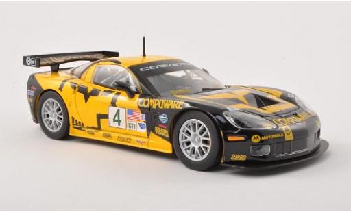 Diecast model cars Chevrolet Corvette course C6R No.4 Compuware O.Beretta/O.Gavin 1/24 Burago