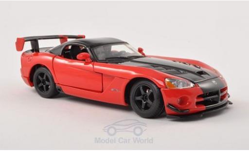 Diecast model cars Dodge Viper ACR SRT10 red/black 1/24 Burago