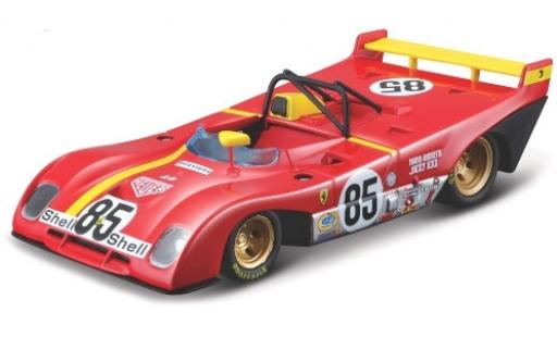 Diecast model cars Ferrari 312 P RHD No.85 Scuderia 6h Watkins Glen 1972 M. Andretti/J.Ickx 1/43 Burago